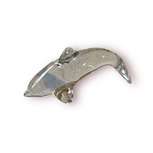🍁 3 for $20! Beautiful Crystal Dolphin From Daum France